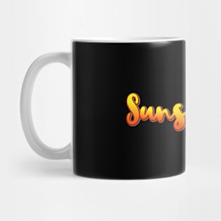 Sunset Girl Mug